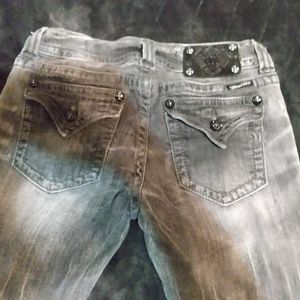 Miss Me Black Distressed Skinny Jeans